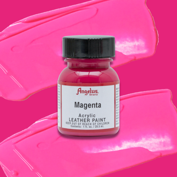 angelus leather paint magenta